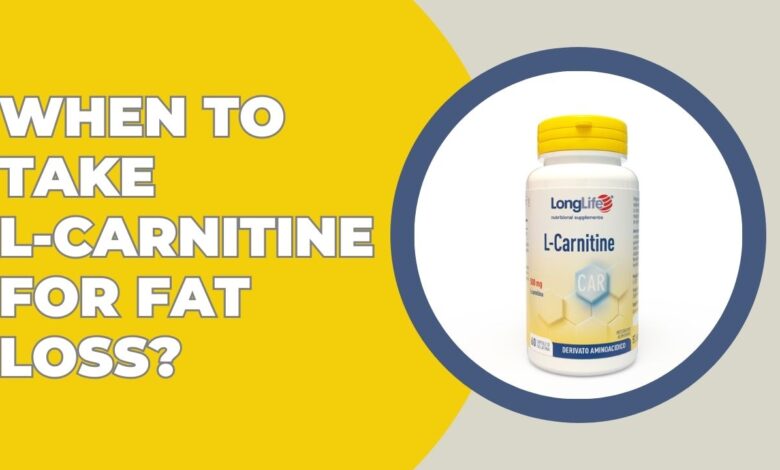 When To Take L-Carnitine For Fat Loss?