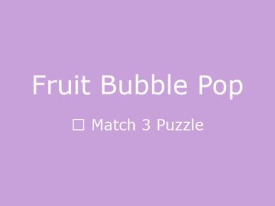 Fruit Bubble Pop